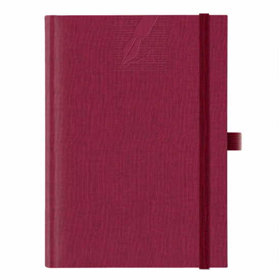 Agenda Furore, A5, nedatata, hartie ivory, bordeaux