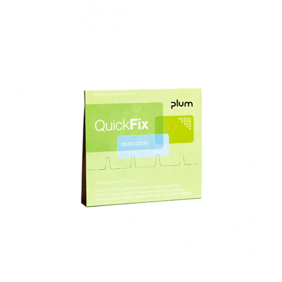 Rezerva plasturi detectabili PLUM