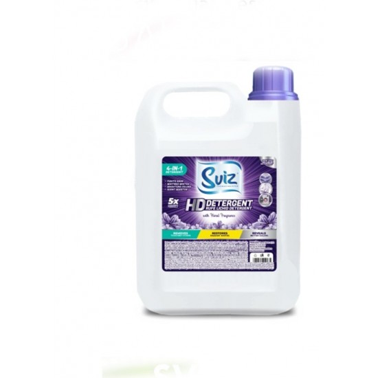 Detergent pentru rufe lichid 2 in 1 cu balsam, SVIZ HD, 5 litri