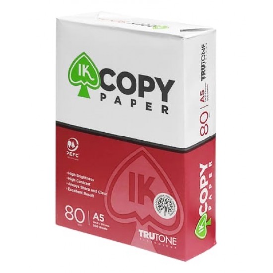 Hartie copiator A4 (de tip xerox), 80 gr., 500 coli/top, IK Copy Paper