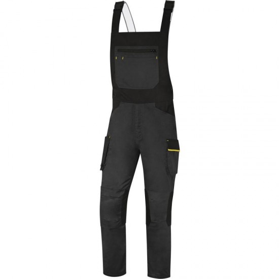 Delta Plus M2SA3 - Pantalon cu pieptar Gri-Galben