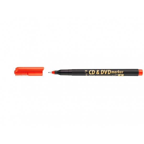 Marker ico pentru cd/dvd rosu - 6369