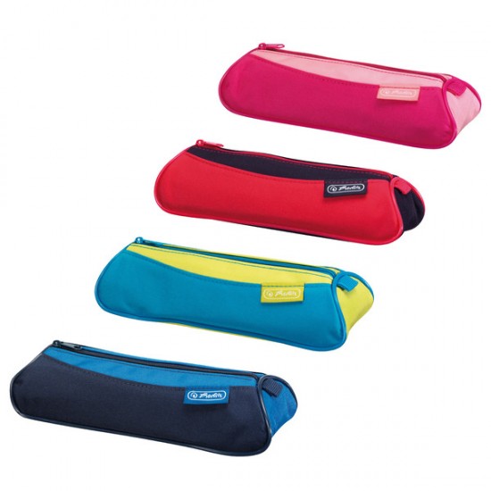 Necessaire triunghiular diverse culori combinate - 10312692