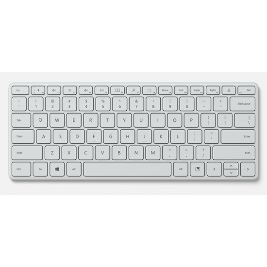 Tastatura microsoft designer compact, bluetooth 5.0, wireless, glacier - 21Y-00051