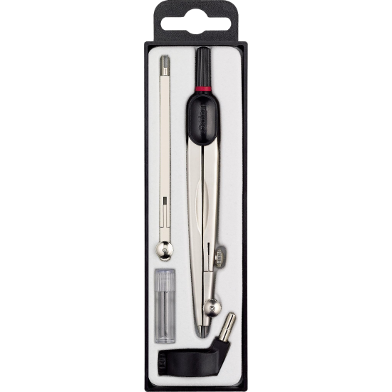 Compact universal set 4 black, Compas - S0676540