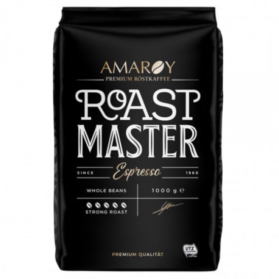 Cafea amaroy roastmaster espresso boabe 1kg - 4061458116879