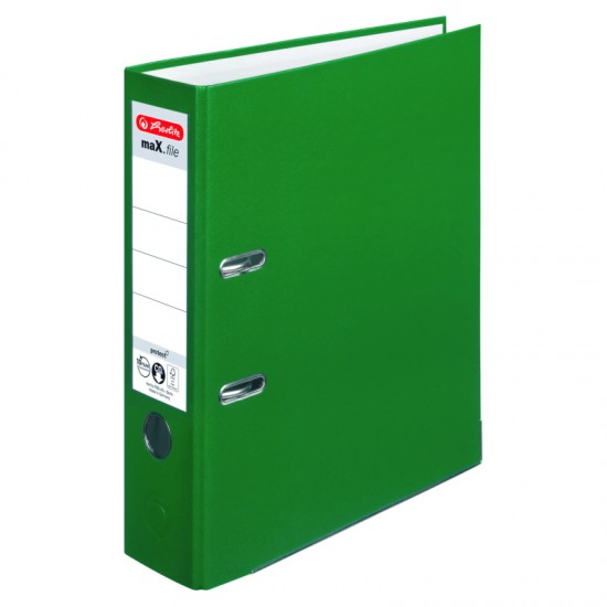 Biblioraft a4 8cm pp verde herlitz - UP-5480504