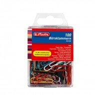 Agrafe birou color 26mm 100 bucati/cutie herlitz - 8760811