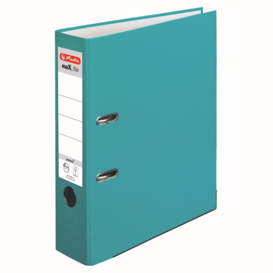 Biblioraft a4 8cm pp turcoaz herlitz -UP- 9476940