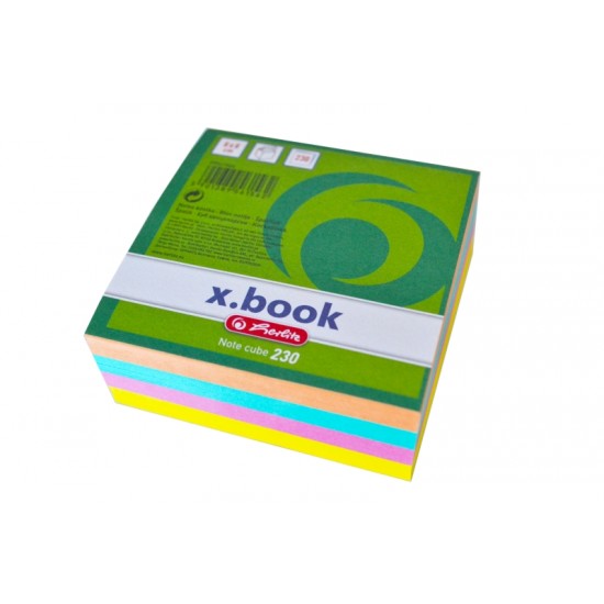 Bloc notite color 8x8x3 cm 230 file - 9561564