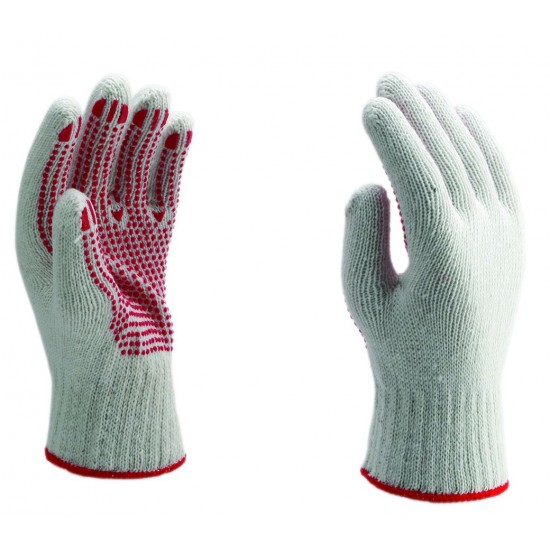 Manusi tricot cotton simplu-picou red - AV-50175