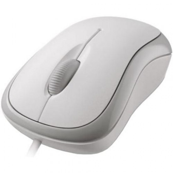 Mouse microsoft basic, wired, alb - P58-00058