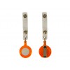 Clip cu fir retractabil portocaliu - 4026