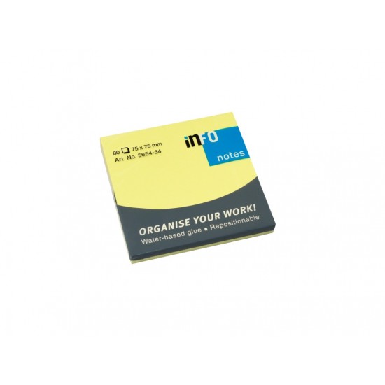 Notes adeziv briliant galben - 2839