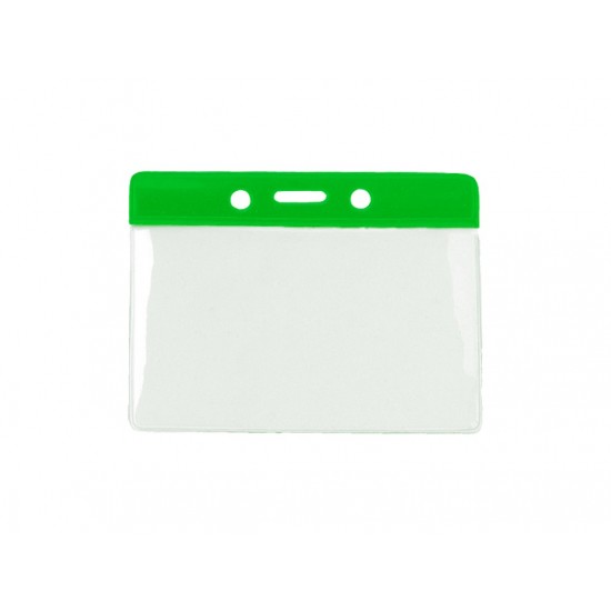 Portecuson orizontal cu banda color verde - 2880
