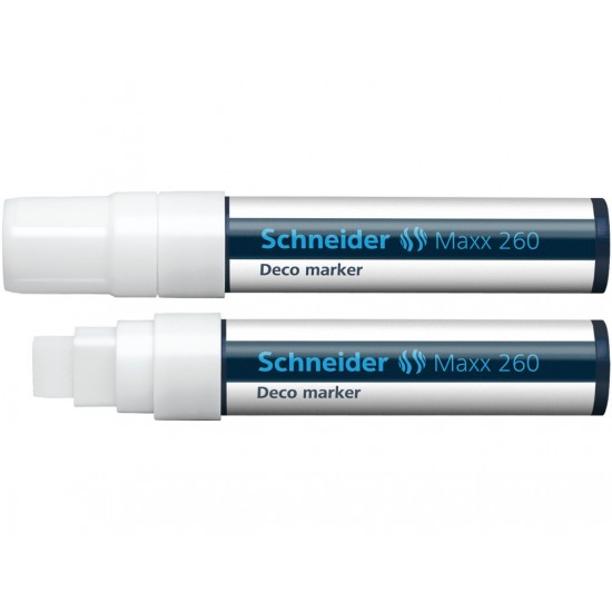 Deco marker schneider maxx 260 alb - 5357