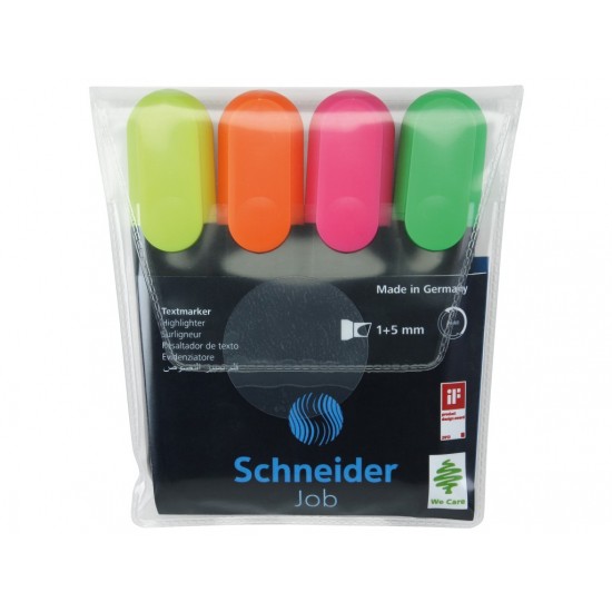 Set textmarker schneider job 4 culori - UP-2992