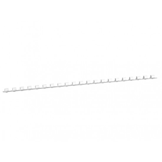 Spirala 6 mm din plastic alb - 2967