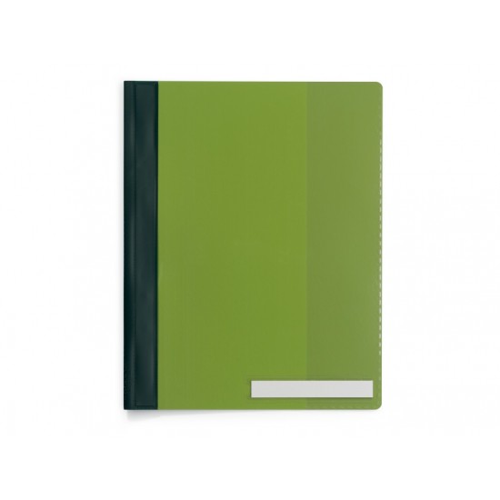 Dosar plastic sina cu eticheta durable verde - DPL028