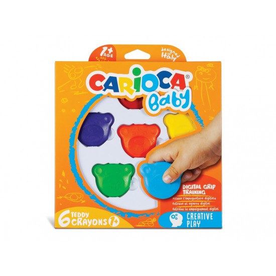 Carioca baby 1+ creioane cerate teddy - SKR149