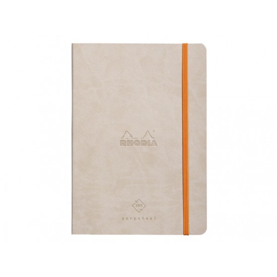Agenda nedatata a5, rhodia perpetual beige - CAI238
