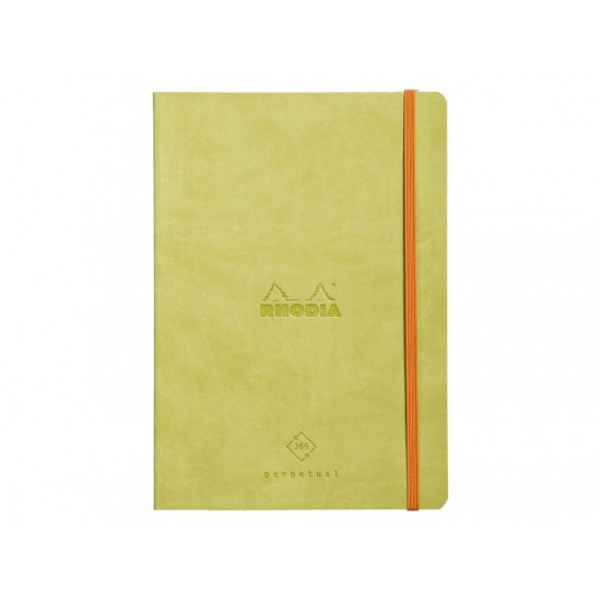 Agenda nedatata a5, rhodia perpetual anise gree - CAI238