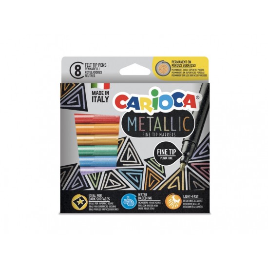 Fineliner metallic carioca 8/set - SKR225