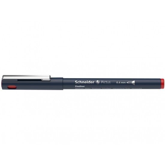 Fineliner schneider pictus 0,4 mm rosu - LIN065