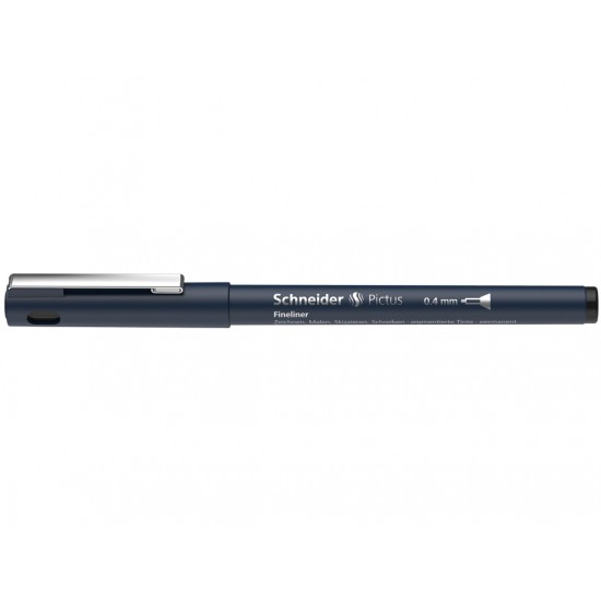 Fineliner schneider pictus 0,4 mm negru - LIN065