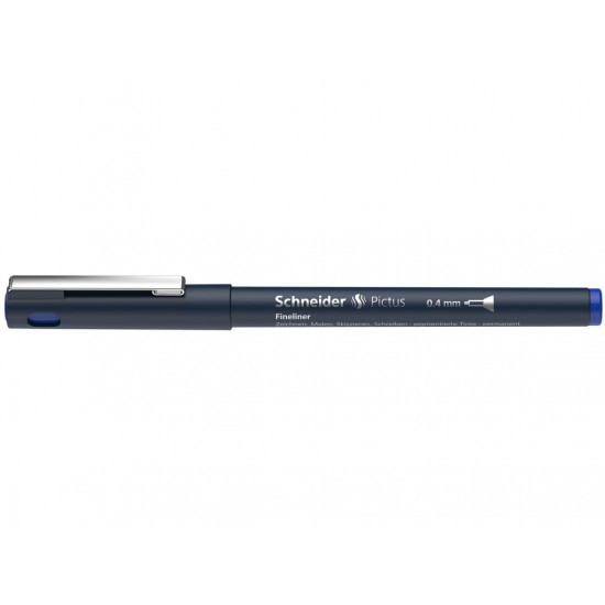 Fineliner schneider pictus 0,4 mm albastru - LIN065